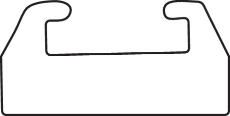 Black Replacement Slide - UHMW - Profile 26 - Length 49.00\" - Ski-Doo 2006 - 2019