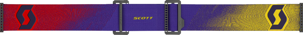 Prospect 2.0 SMB Goggle - Red/Yellow - Enhancer Blue Chrome Lens