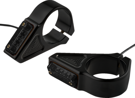 Turn Signal - 39 mm - Amber - Black 1993 - 2020