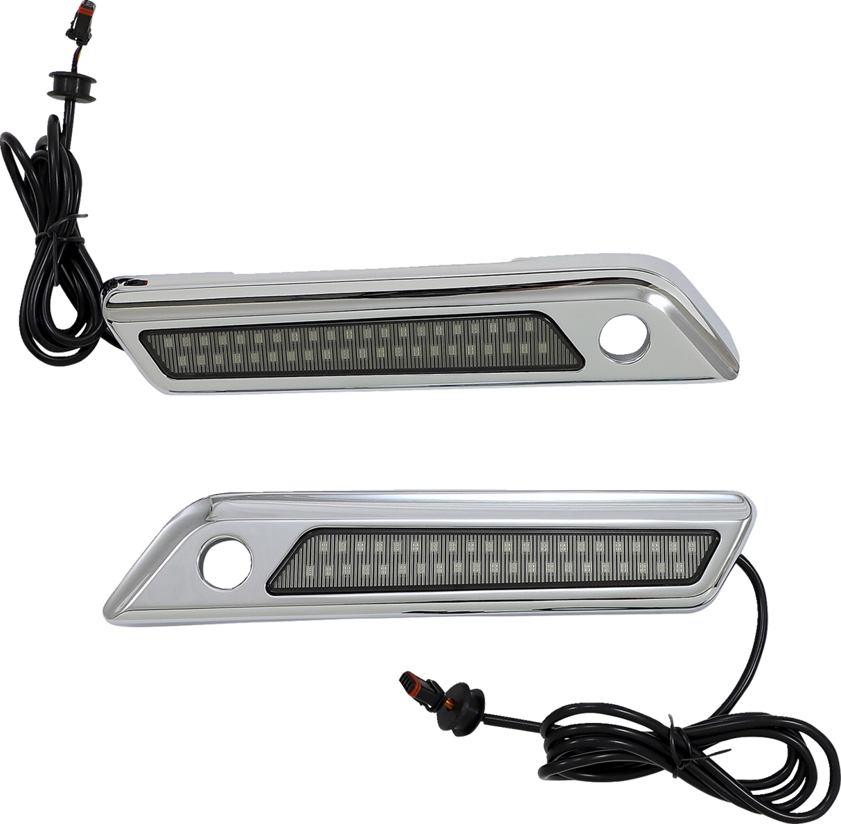 Latch Light - Saddlebag - Dual Color - Smoke - Chrome 2014 - 2023