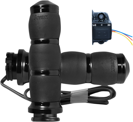 Grips - Heated - Velvet Air - Cable - Black 1986 - 2022