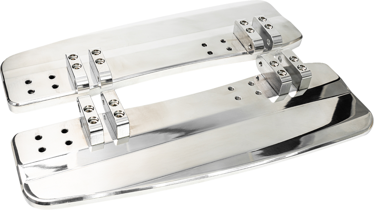 Driver Floorboards - Black Polished - Touring 1980 - 2023