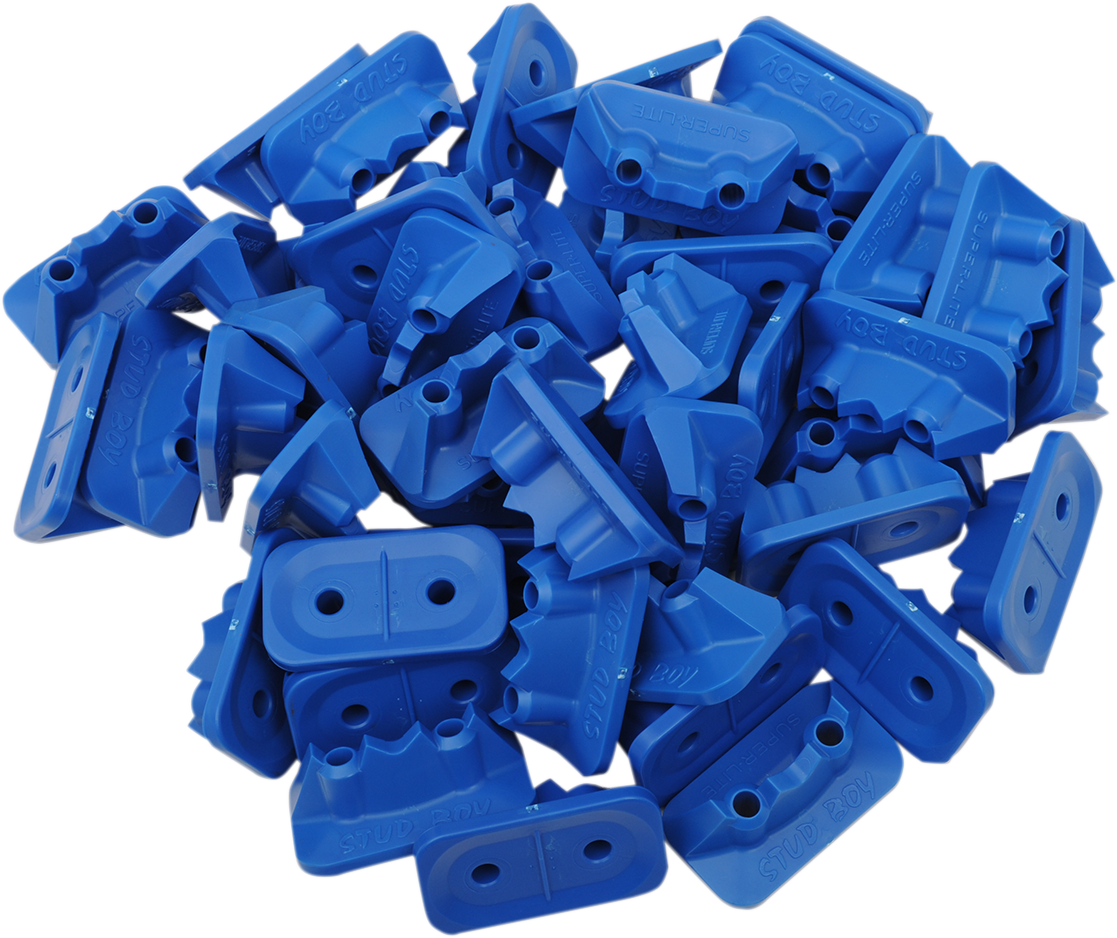 Double Backer Plates - Blue - For Single Ply - 24 Pack