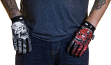 Good N Evil Skulls Gloves - Black - 2XL