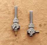 Fuel Petcock - Downward - Chrome - 22 mm