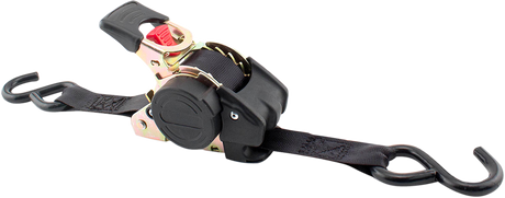 Retractable Ratchet Tie-Downs - 10\' - Black