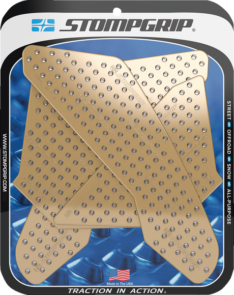 Traction Pad Tank Grips - Volcano - Clear - CBR1000RR 2017 - 2025