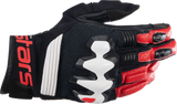 Halo Gloves - Black/White/Bright Red - XL