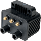 Single-Fire Ignition Coil - Black - Harley-Davidson 1970 - 2006