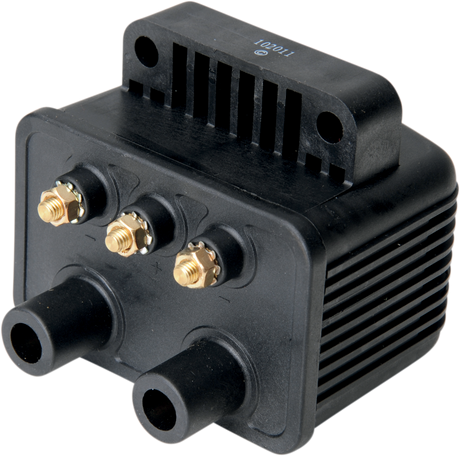 Single-Fire Ignition Coil - Black - Harley-Davidson 1970 - 2006