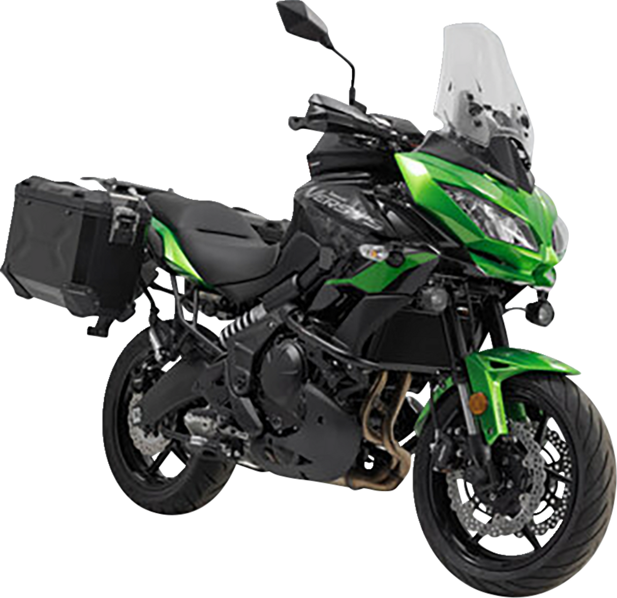 TRAX ADV Aluminum Case System - Black - Kawasaki Versys 650 \'14-\'22 2014 - 2022