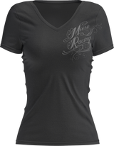 Women\'s Flourish Script T-Shirt - Black - Small