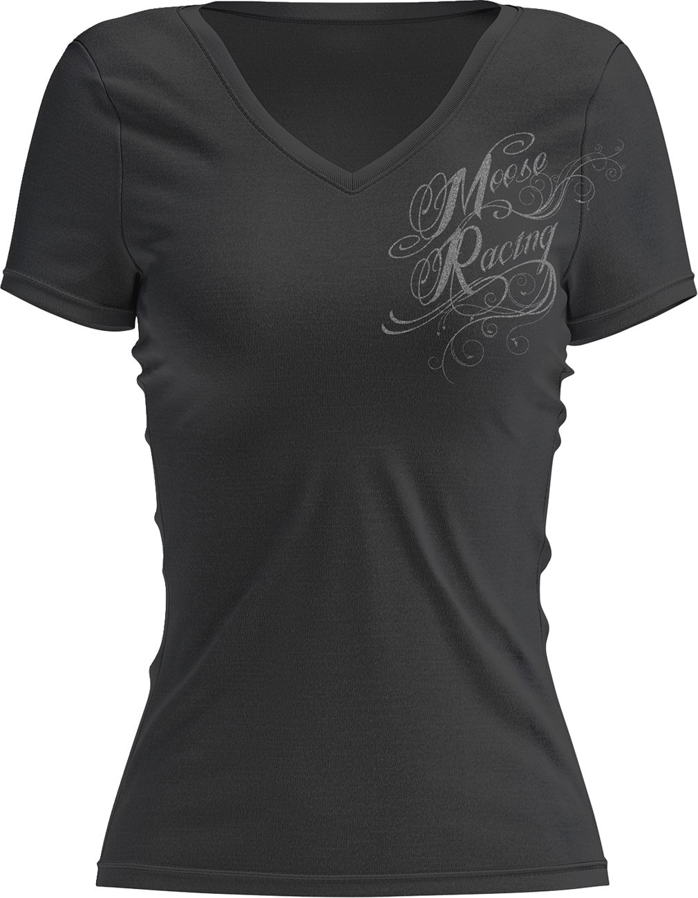 Women\'s Flourish Script T-Shirt - Black - Medium