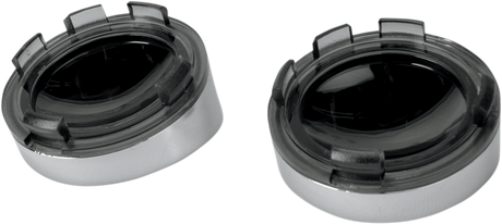 Visor-Style Bezel/Lenses - Smoke/Mirror