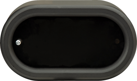 Handle Bar Mount Speedometer - With Signals - Oval - Black