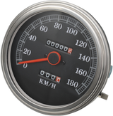 5\" KPH FL-Style 2:1 Speedometer - \'89-\'95 Black Face 1947 - 1984