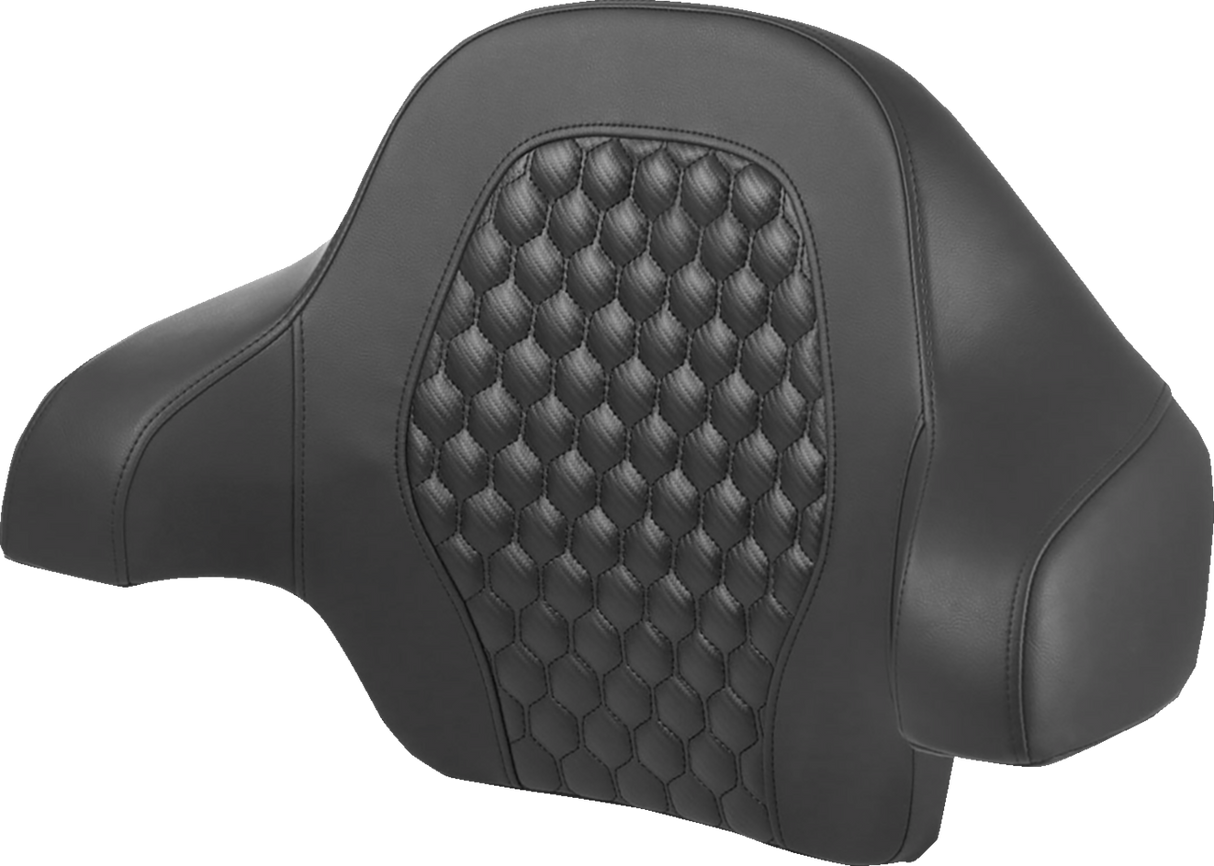Tour Pack Backrest Pad - Honeycomb - Black Stitching - FL \'14-\'24 2014 - 2024