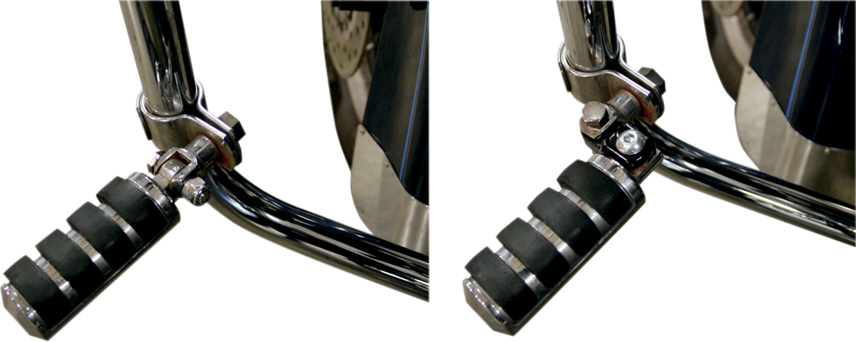 Footpeg Relocator - Black