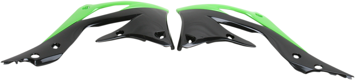 Radiator Shrouds - Green/Black 2012 - 2015