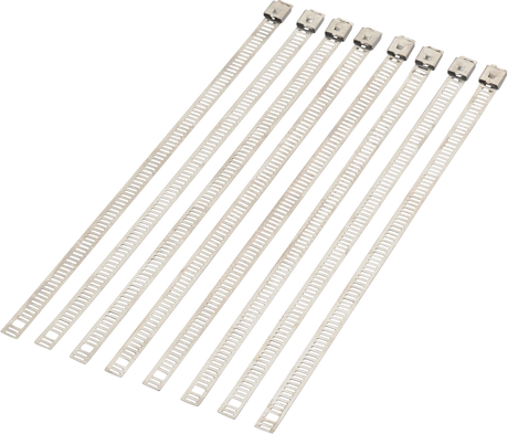 Cable Tie - Silver - 8\" - 8 Pack
