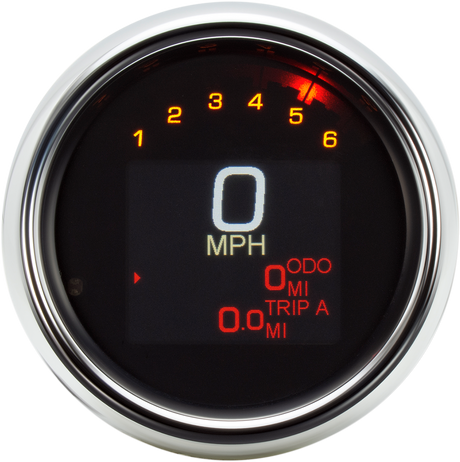 Tank Speedometer - Chrome Bezel - 3-3/8\" 2004 - 2013