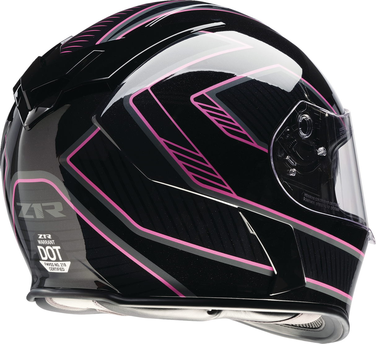 Warrant Helmet - Amplify - Black/Pink - Large