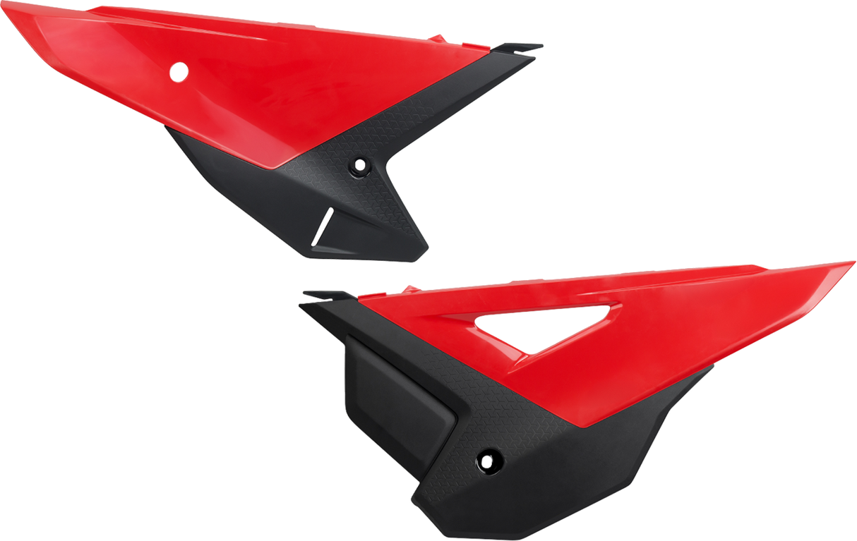 Side Panels - \'25 OEM Red/Black - Honda - CRF 250 R/RX 2022 - 2024