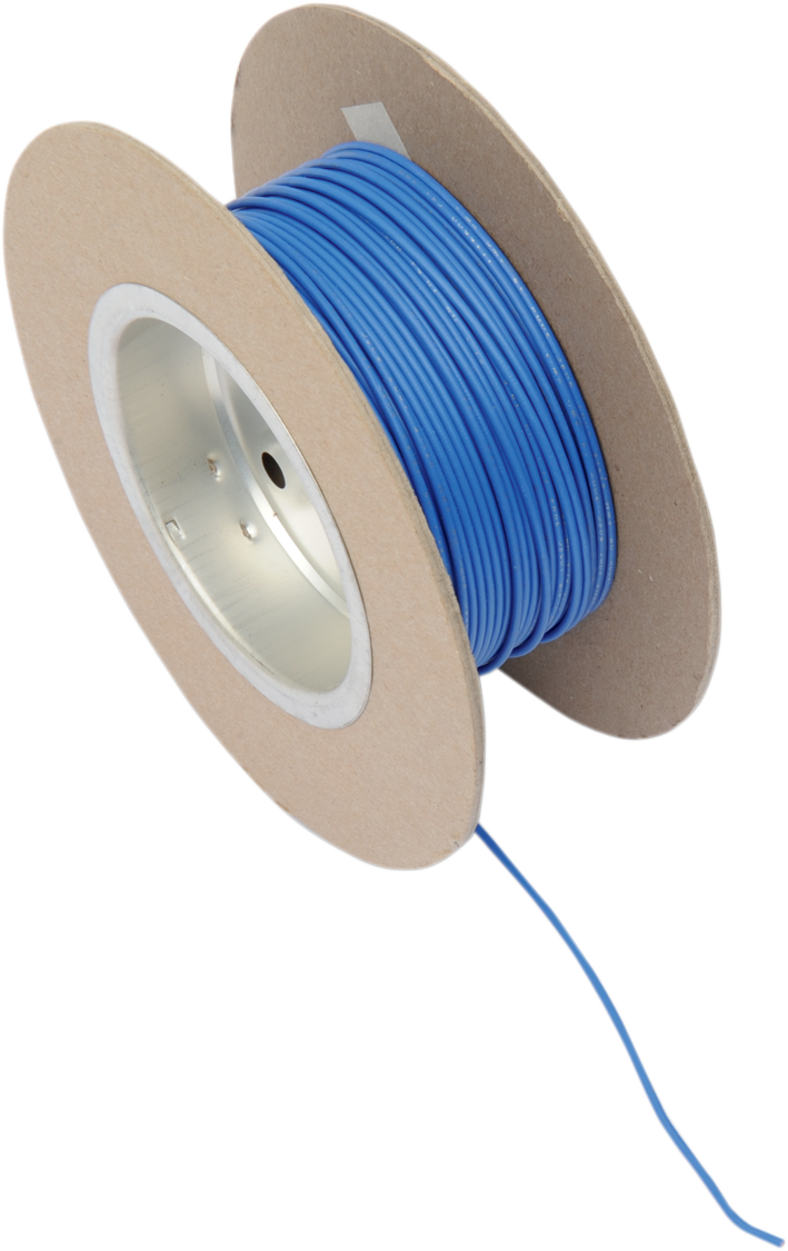 100\' Wire Spool - 18 Gauge - Blue