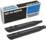 3-1/2\" Slashdown Slip-On Mufflers - Black 2017 - 2022