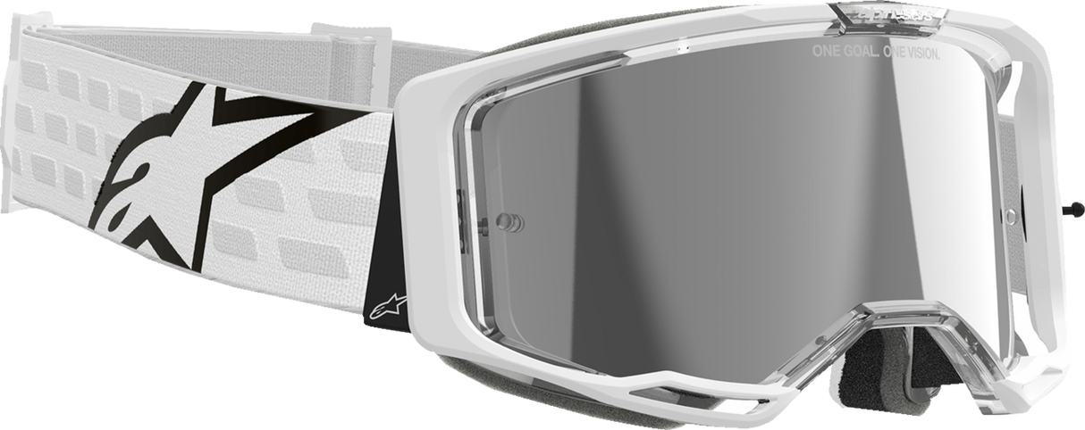 Vision 8 Goggle - Corp - White - Silver Mirror Lens