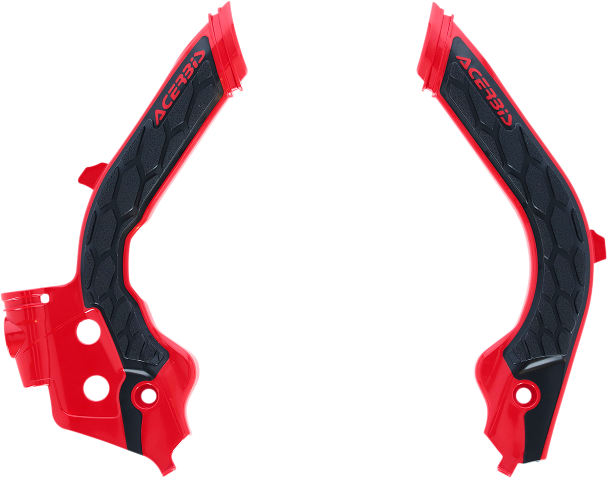 X-Grip Frame Guards - Red/Black - Gas Gas | Husqvarna 2019 - 2023