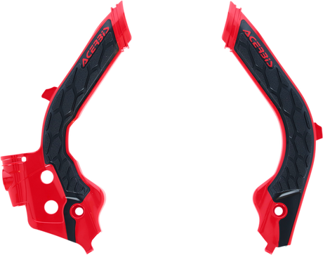 X-Grip Frame Guards - Red/Black - Gas Gas | Husqvarna 2019 - 2023