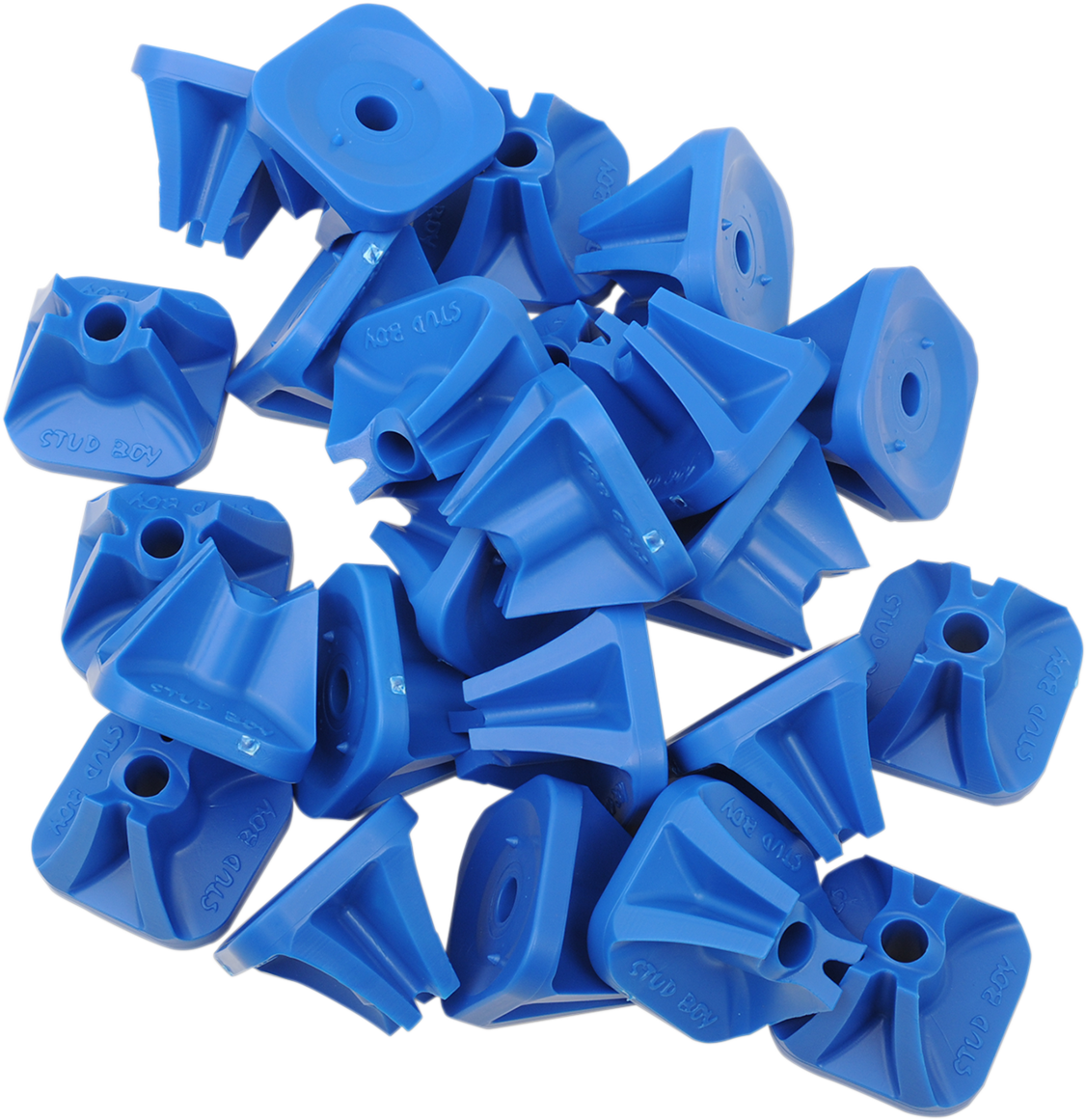 Single Backer Plates - Hi-viz Blue - 24 Pack