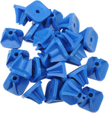 Single Backer Plates - Hi-viz Blue - 24 Pack