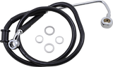 Brake Line - +2\" - Black - \'15-\'17 Softail 2015 - 2017