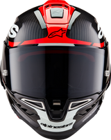 Supertech R10 Helmet - Element - Carbon/Red/White - XS