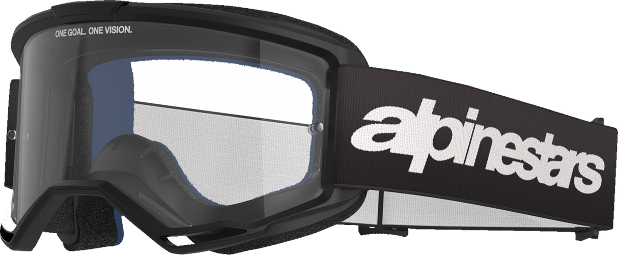 Vision 3 Goggle - Wordmark - Black - Clear Lens