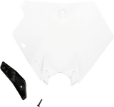 Front Number Plate - White 2003 - 2012