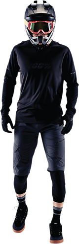 Ridecamp Jersey - Long-Sleeve - Black/Charcoal - Large