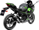 LV Corsa S Black Edition Slip-On Muffler - Kawasaki Ninja 400/500 2018 - 2025