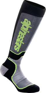 MX Plus Socks - Black/Gray/Yellow - Medium