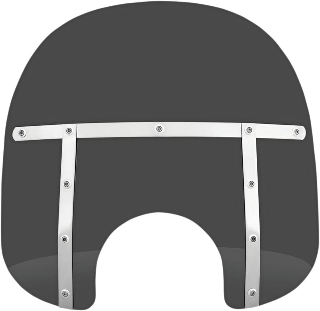 Fats Windshield - 15\" - Headlight - Dark Black Smoke