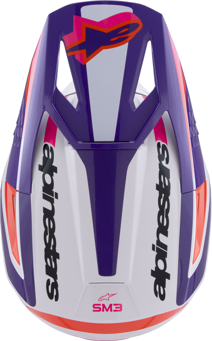 SM3 Helmet - Heat - Gloss White/Purple/Pink - Large