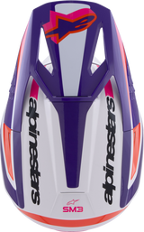 SM3 Helmet - Heat - Gloss White/Purple/Pink - Large