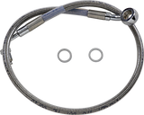 Brake Line - +2\" - Stainless Steel - \'18-\'22 Softail 2018 - 2023