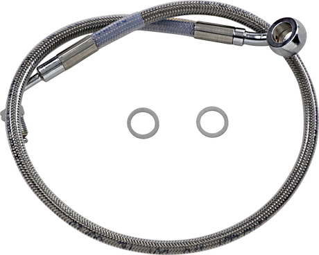 Brake Line - +2\" - Stainless Steel - \'18-\'22 Softail 2018 - 2023