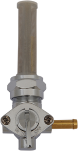 Fuel Petcock - Rear - Chrome - 22 mm