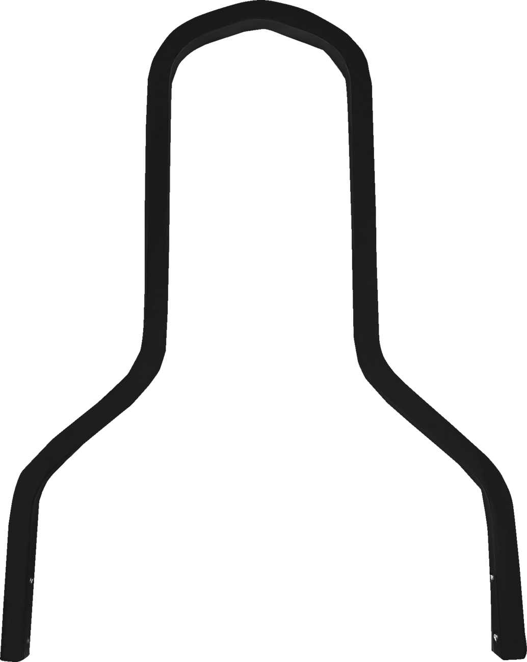 Square Sissy Bar - Short - Black - 11\" H x 11\" W 2014 - 2024