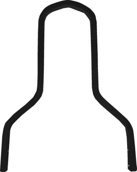 Square Sissy Bar - Short - Black - 11\" H x 11\" W 2014 - 2024