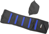 Ribbed Seat Cover - Black Cover/Blue Ribs - Yamaha 2018 - 2024
